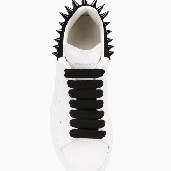 Authentic Alexander McQueen Larry Oversized Sneaker White/Black 36, new … - Picture 6 of 8